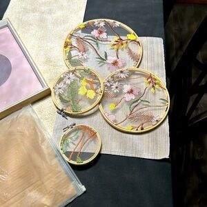 Boho floral wall decor